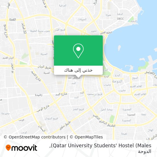 خريطة Qatar University Students' Hostel (Males)