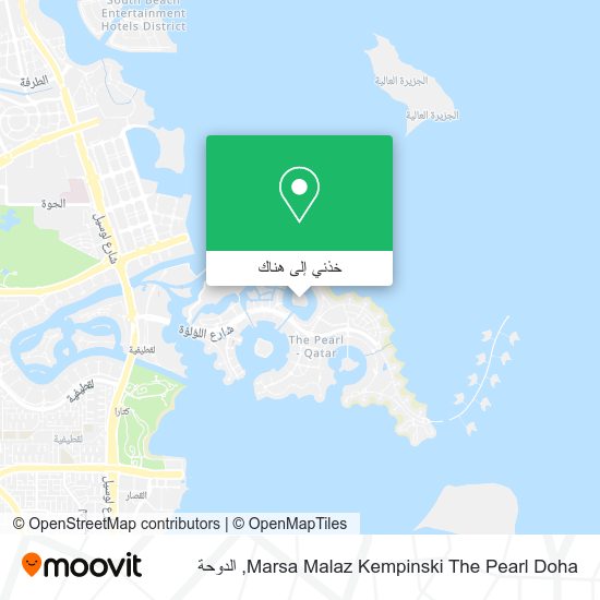 خريطة Marsa Malaz Kempinski The Pearl Doha
