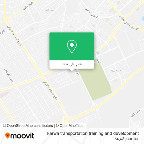 خريطة karwa transportation training and development center