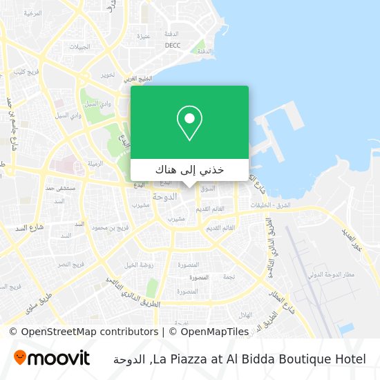خريطة La Piazza at Al Bidda Boutique Hotel