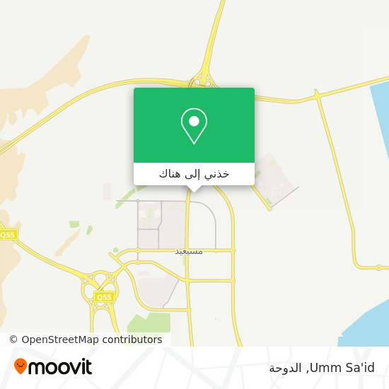 خريطة Umm Sa'id
