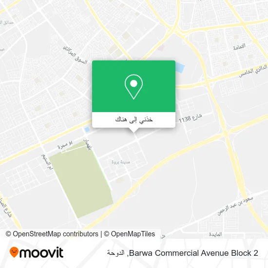 خريطة Barwa Commercial Avenue Block 2