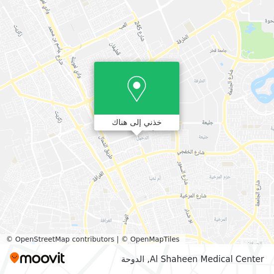 خريطة Al Shaheen Medical Center