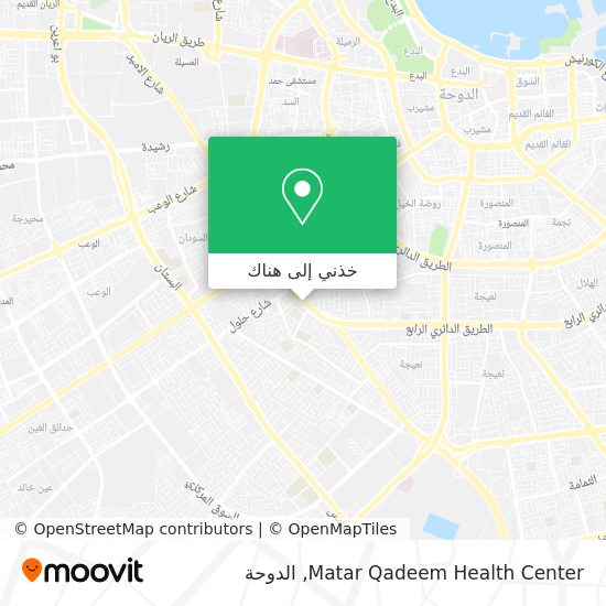 خريطة Matar Qadeem Health Center