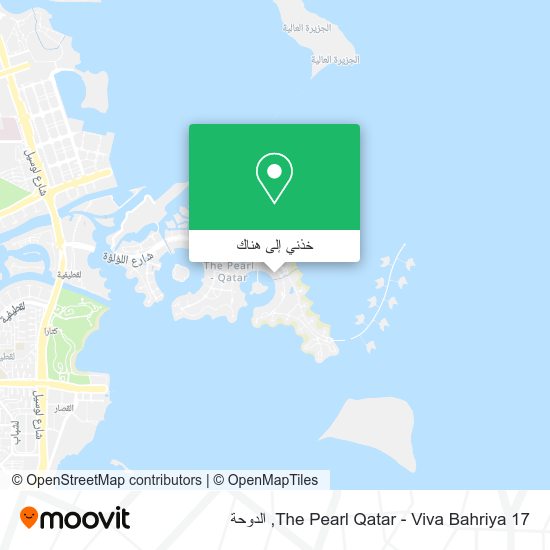خريطة The Pearl Qatar - Viva Bahriya 17