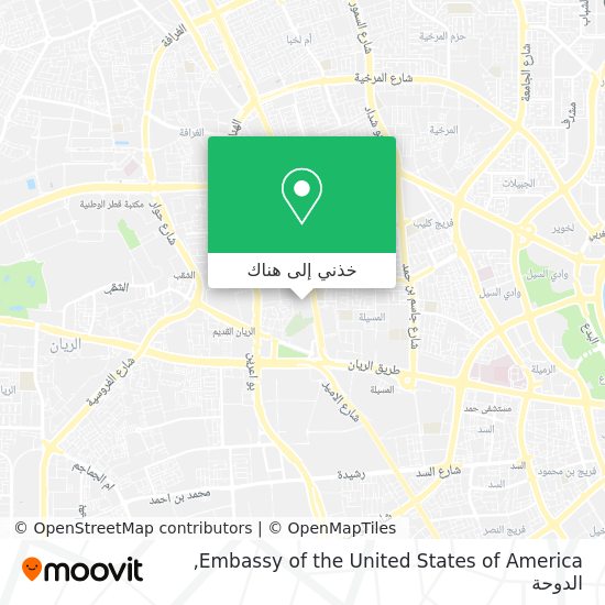 خريطة Embassy of the United States of America