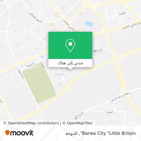 خريطة Barwa City "Little Britain"