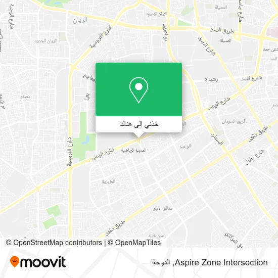خريطة Aspire Zone Intersection