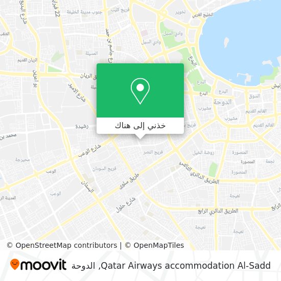 خريطة Qatar Airways accommodation Al-Sadd