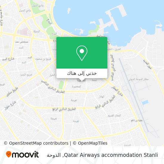 خريطة Qatar Airways accommodation Stanli