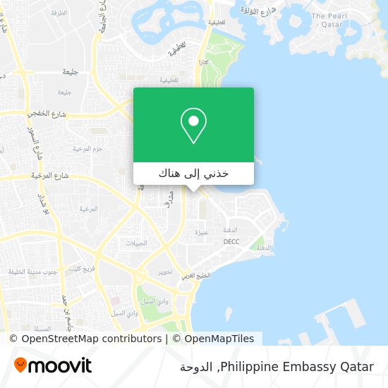 خريطة Philippine Embassy Qatar