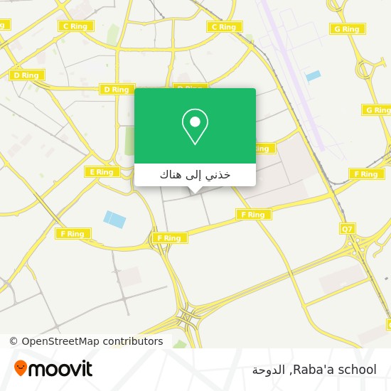 خريطة Raba'a school
