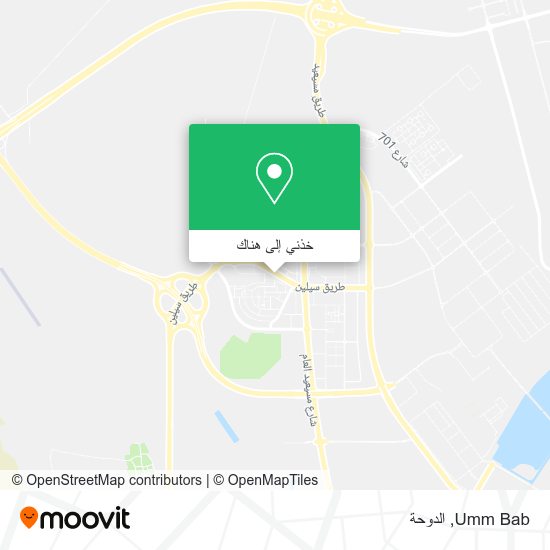 خريطة Umm Bab