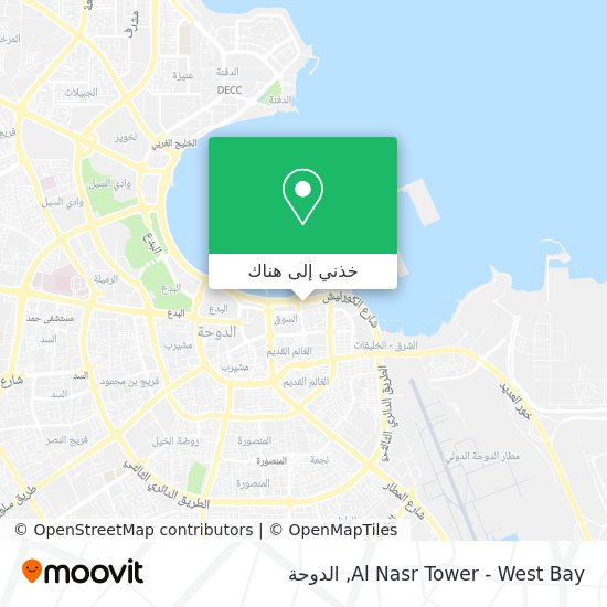 خريطة Al Nasr Tower - West Bay