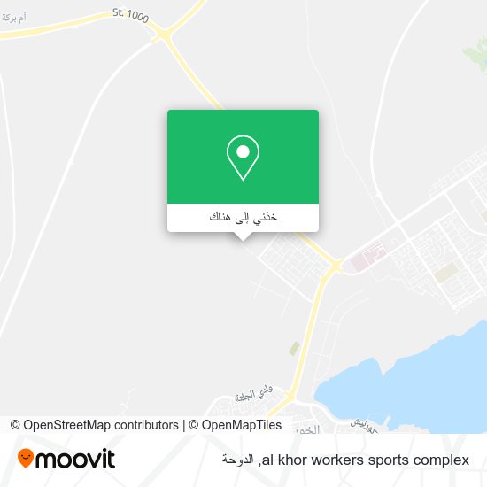 خريطة al khor workers sports complex