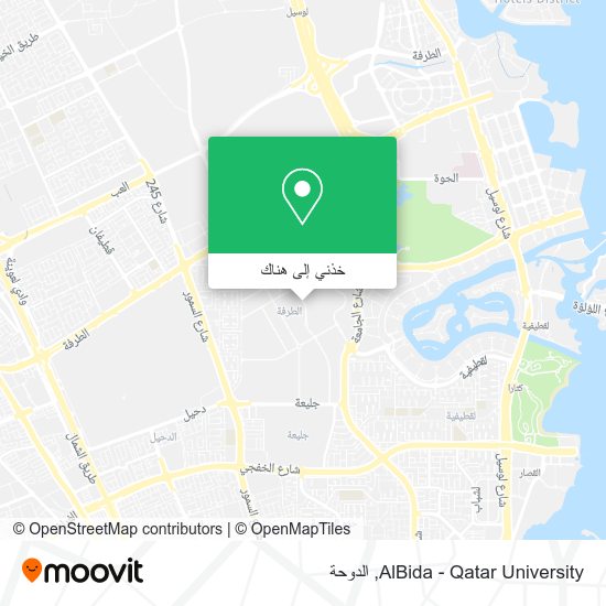 خريطة AlBida - Qatar University