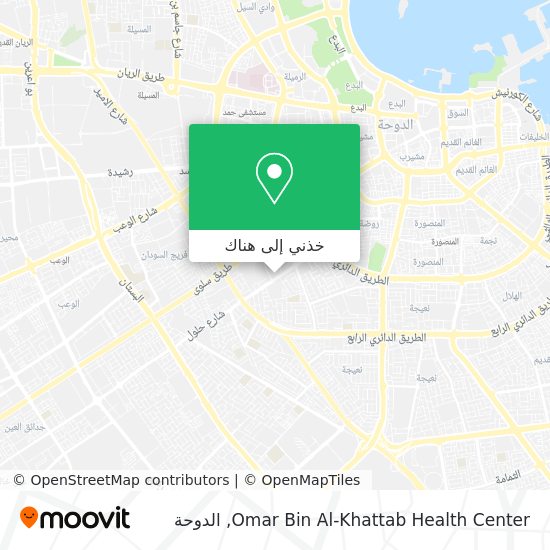 خريطة Omar Bin Al-Khattab Health Center