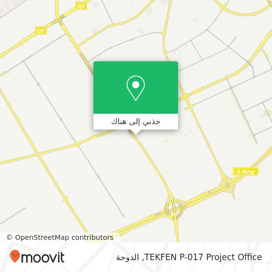 خريطة TEKFEN P-017 Project Office