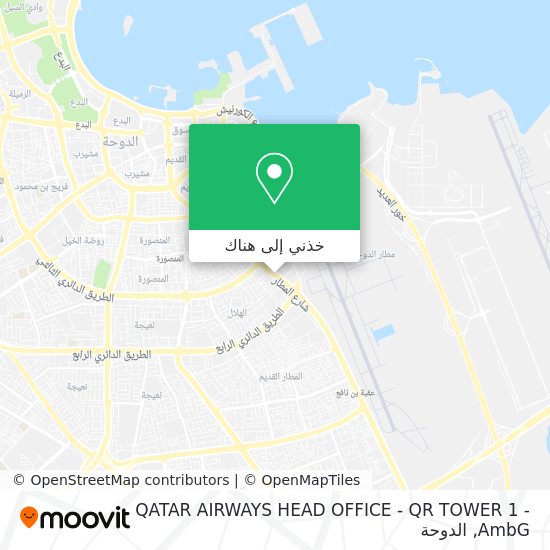 خريطة QATAR AIRWAYS HEAD OFFICE - QR TOWER 1 - AmbG