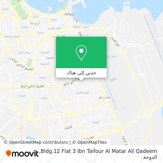 خريطة Bldg.12 Flat 3 Ibn Taifour Al Matar All Qadeem