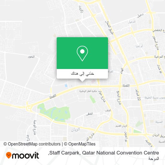 خريطة Staff Carpark, Qatar National Convention Centre