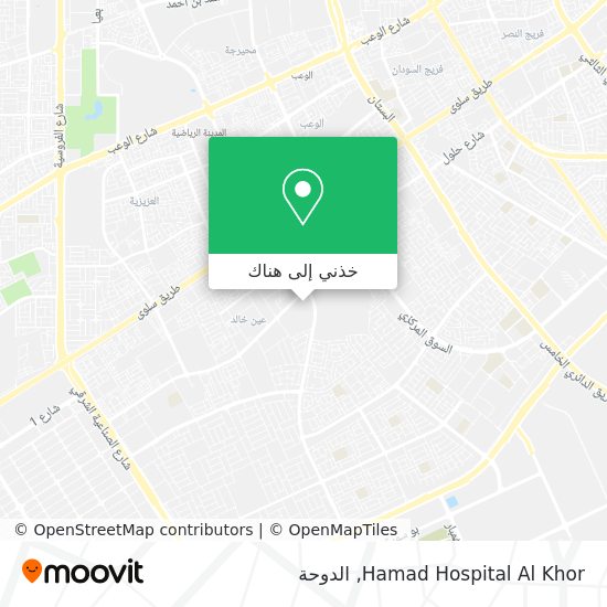 خريطة Hamad Hospital Al Khor