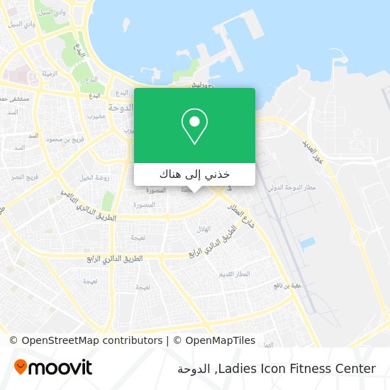 خريطة Ladies Icon Fitness Center