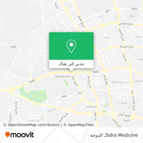 خريطة Sidra Medicine