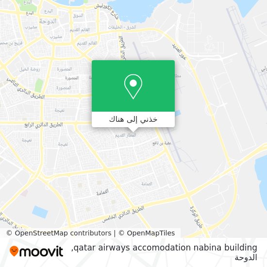 خريطة qatar airways accomodation nabina building