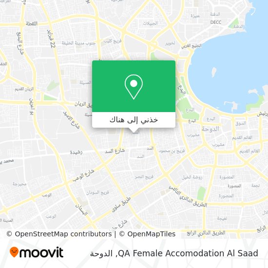 خريطة QA Female Accomodation Al Saad