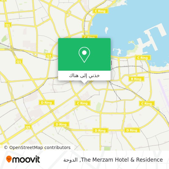 خريطة The Merzam Hotel & Residence