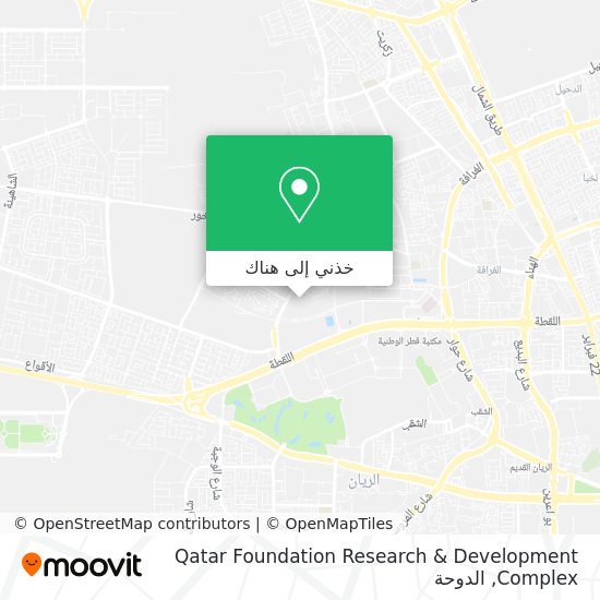 خريطة Qatar Foundation Research & Development Complex