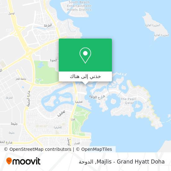 خريطة Majlis - Grand Hyatt Doha