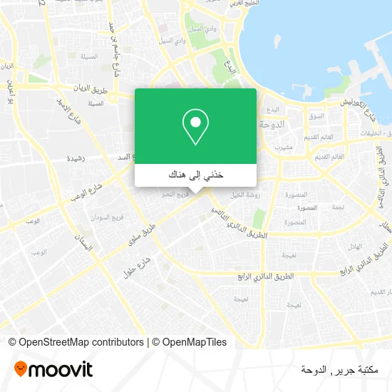 خريطة مكتبة جرير
