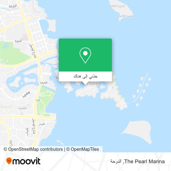 خريطة The Pearl Marina