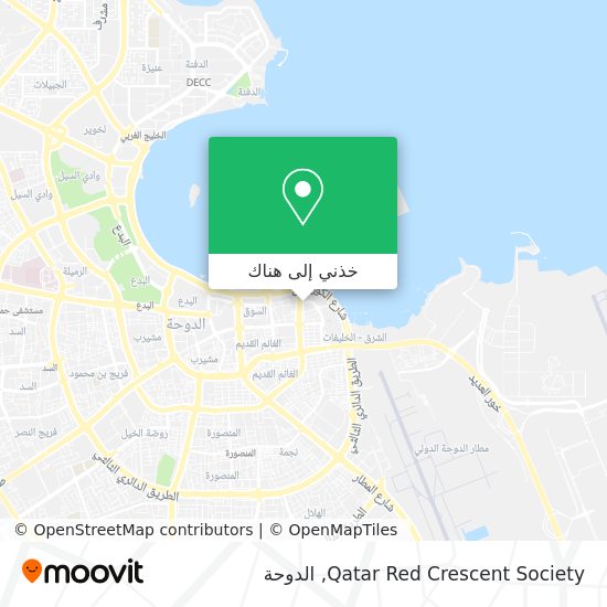 خريطة Qatar Red Crescent Society