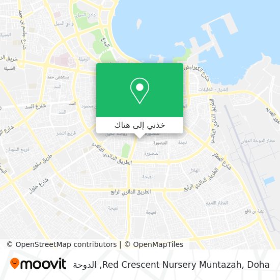 خريطة Red Crescent Nursery Muntazah, Doha