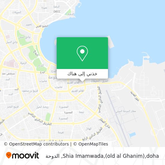 خريطة Shia Imamwada,(old al Ghanim),doha