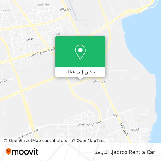 خريطة Jabrco Rent a Car
