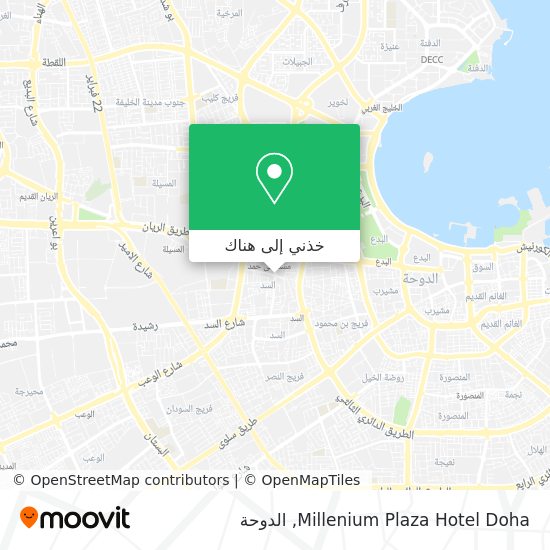 خريطة Millenium Plaza Hotel Doha
