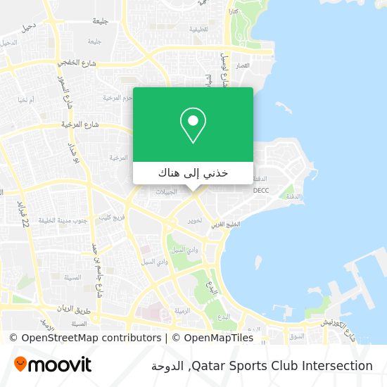 خريطة Qatar Sports Club Intersection
