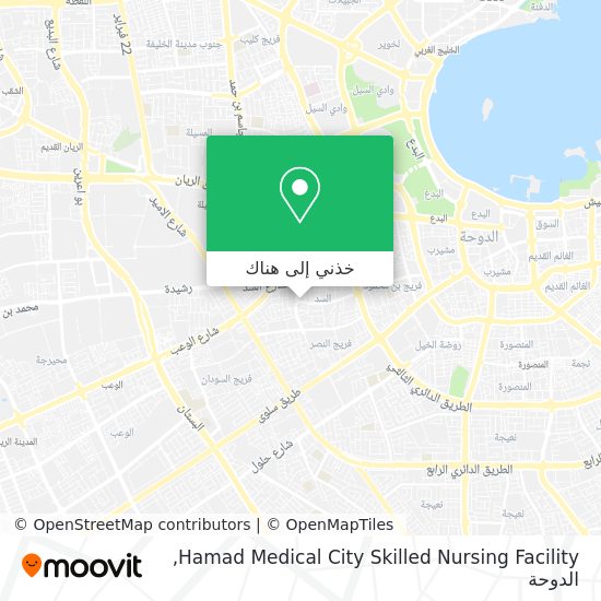 خريطة Hamad Medical City Skilled Nursing Facility