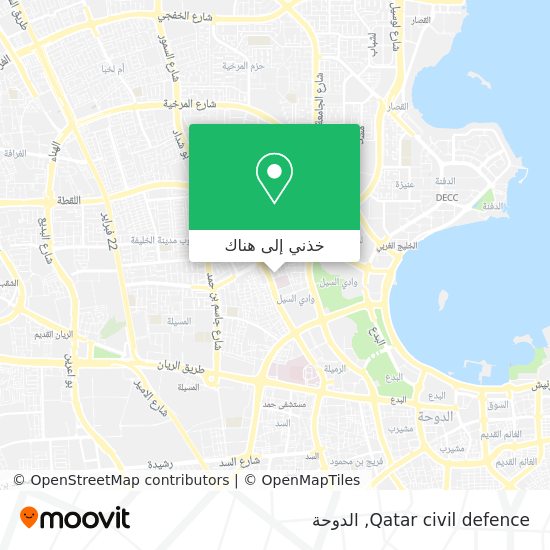 خريطة Qatar civil defence