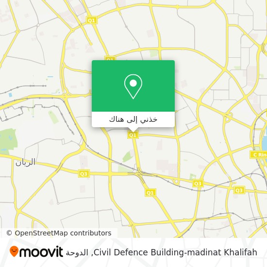 خريطة Civil Defence Building-madinat Khalifah