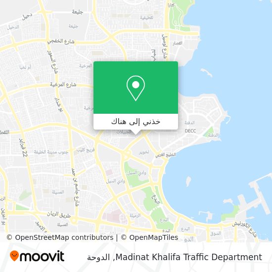 خريطة Madinat Khalifa Traffic Department