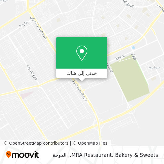 خريطة MRA Restaurant. Bakery & Sweets.
