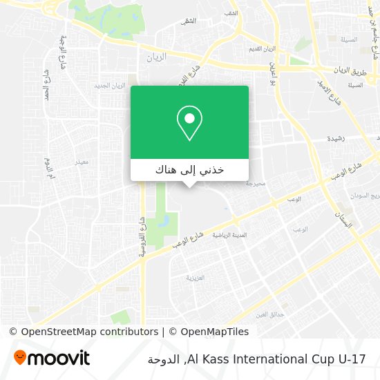 خريطة Al Kass International Cup U-17