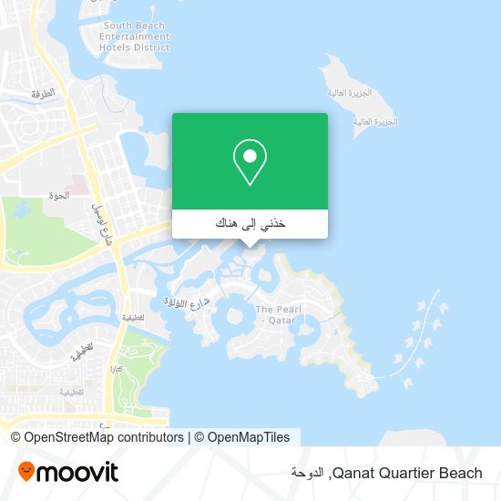 خريطة Qanat Quartier Beach