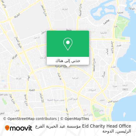 خريطة Eid Charity Head Office مؤسسة عيد الخيرية الفرع الرئيسي
