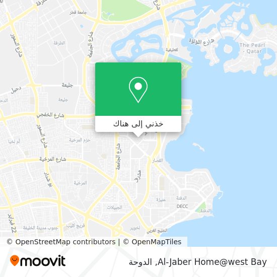 خريطة Al-Jaber Home@west Bay